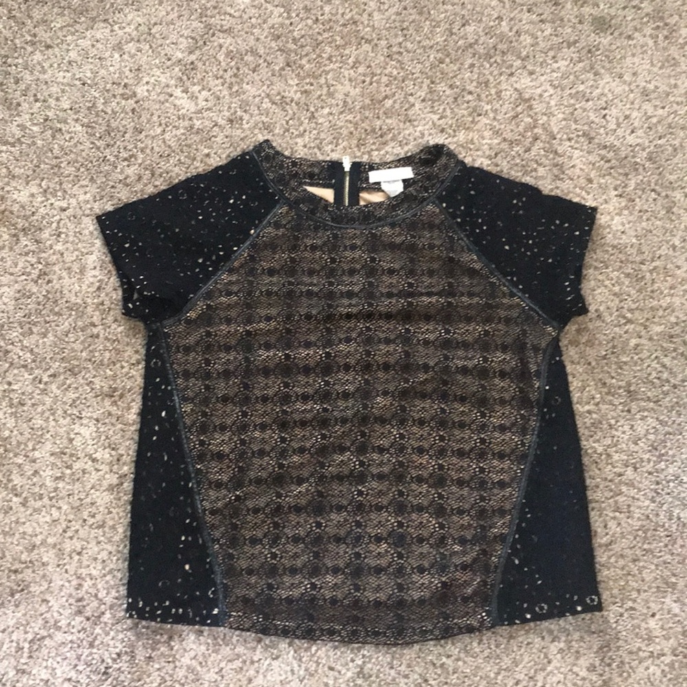 Lucid Pink black shirt, size XS